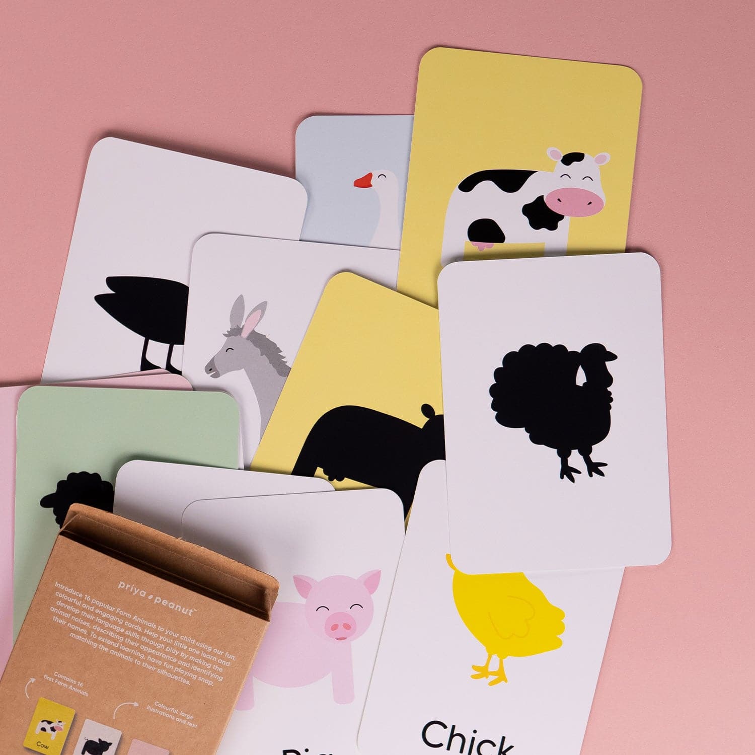 Priya & Peanut First Farm Animal Flash Cards