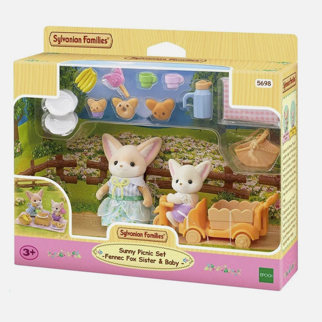 Sylvanian Families - Sunny Picnic Set Fennec Fox Sister & Baby