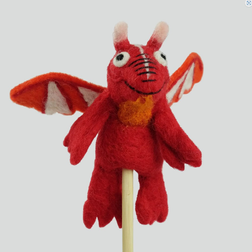Bundle - Hot Air Balloon Mobile with FREE Dragon Finger Puppet