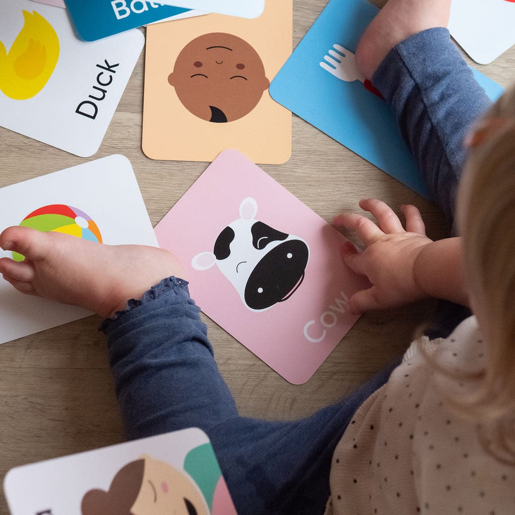 Priya & Peanut First Word Flash Cards