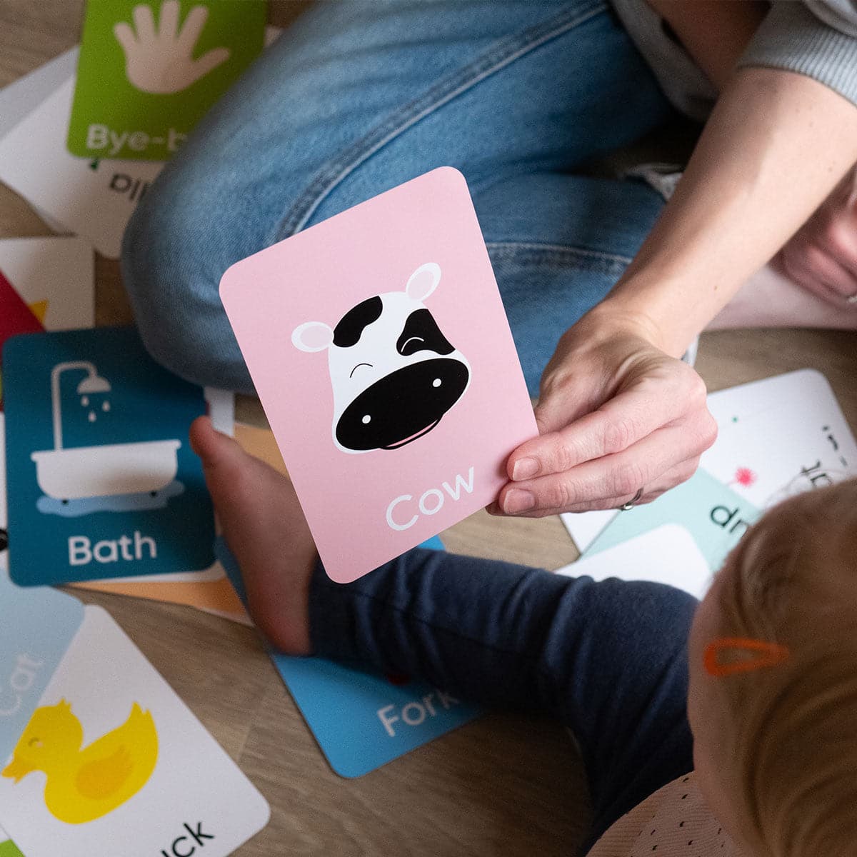 Priya & Peanut First Word Flash Cards