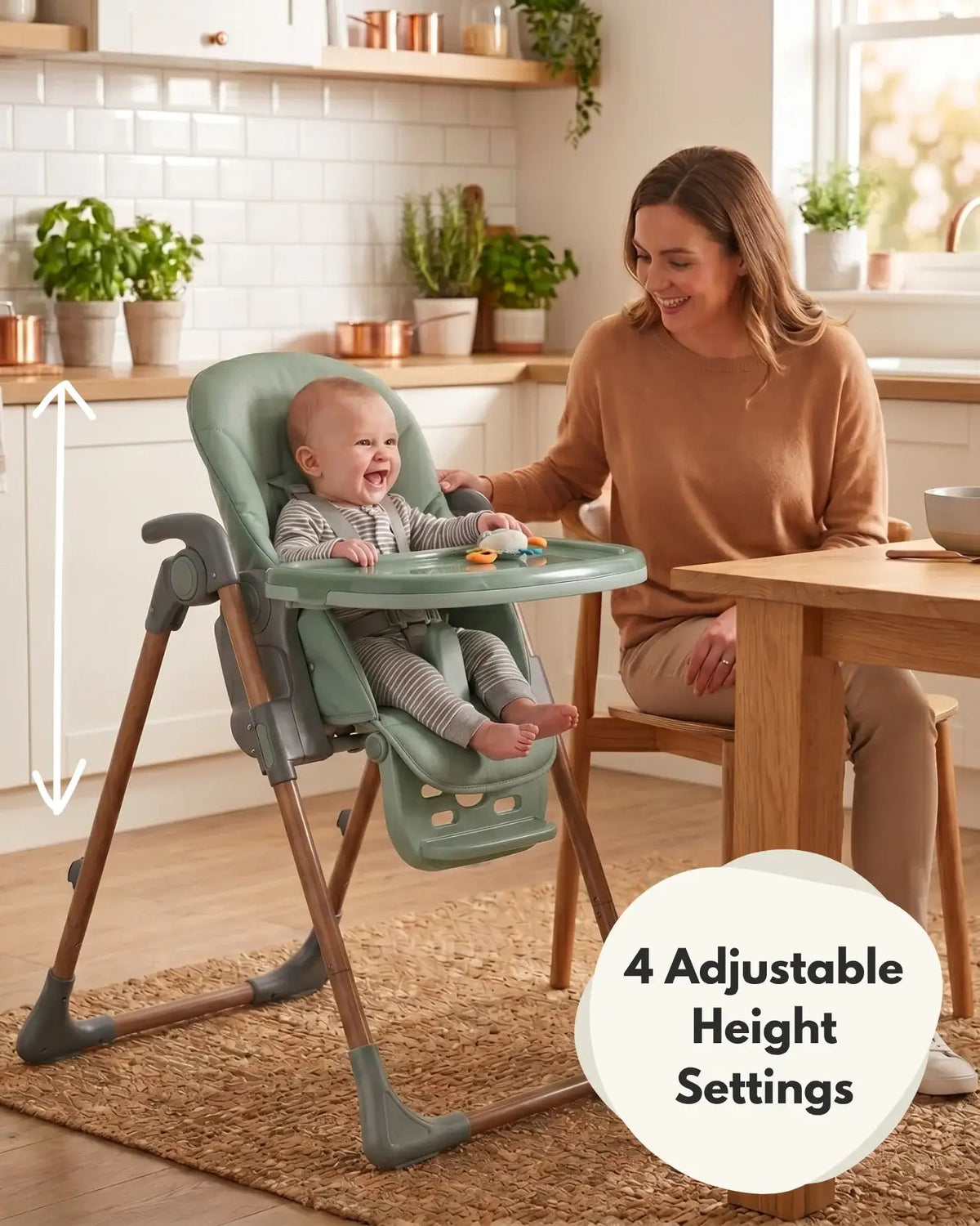 Flare Baby & Toddler Highchair - Green