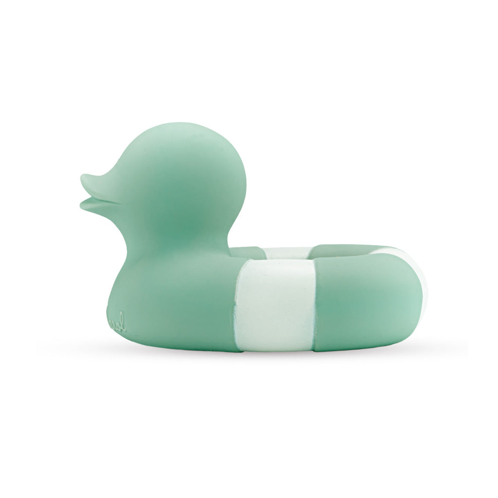 Oli & Carol Floatie Duck Mint Bath Toy / Teether
