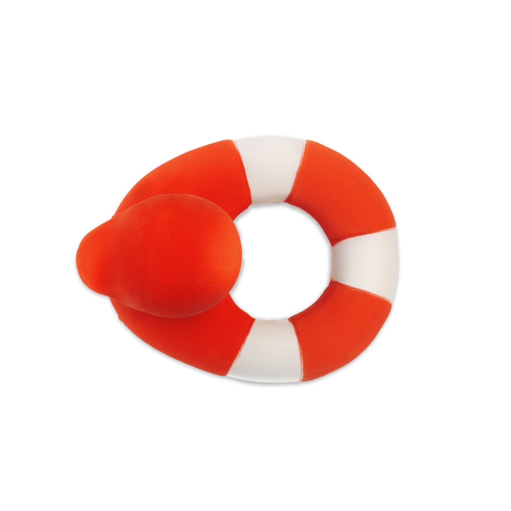 Oli & Carol Floatie Duck Red Bath Toy / Teether