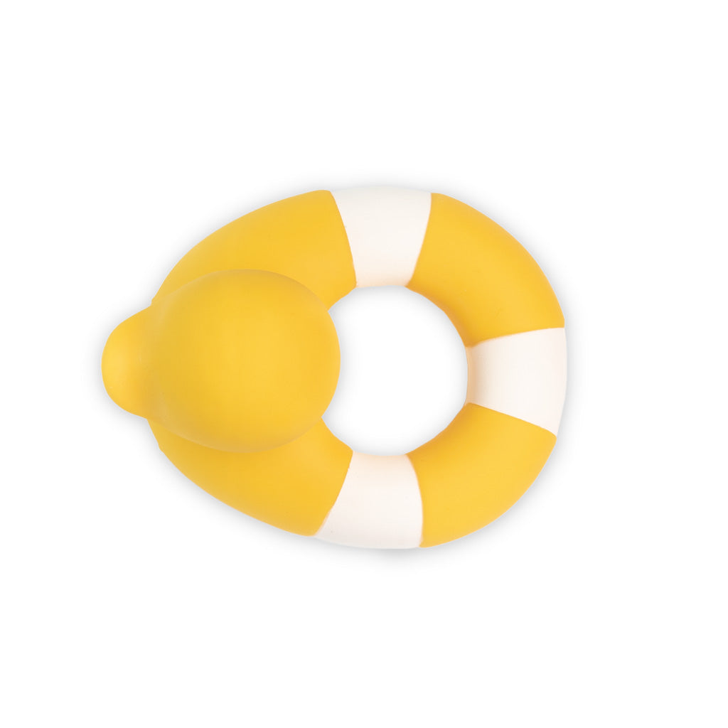 Oli & Carol Floatie Duck Yellow Bath Toy / Teether