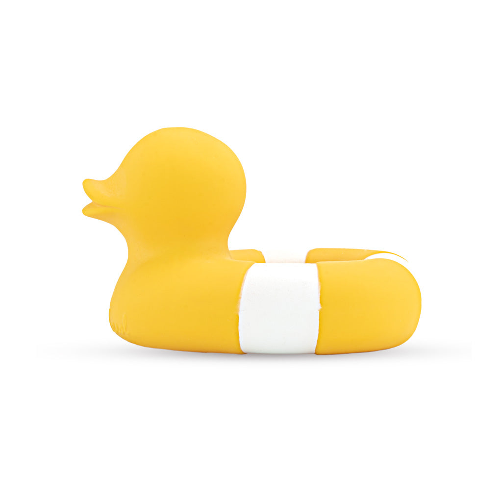 Oli & Carol Floatie Duck Yellow Bath Toy / Teether