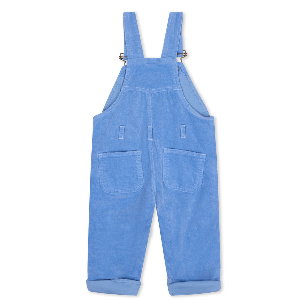 Dotty Dungarees Corduroy Dungarees - Forget-Me-Not