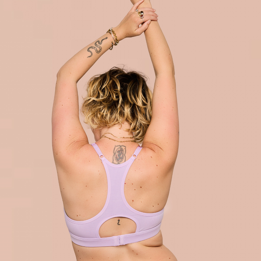 LESH - Freeflo 2.0 Leakproof Nursing Bra - Black / Pink / Beige