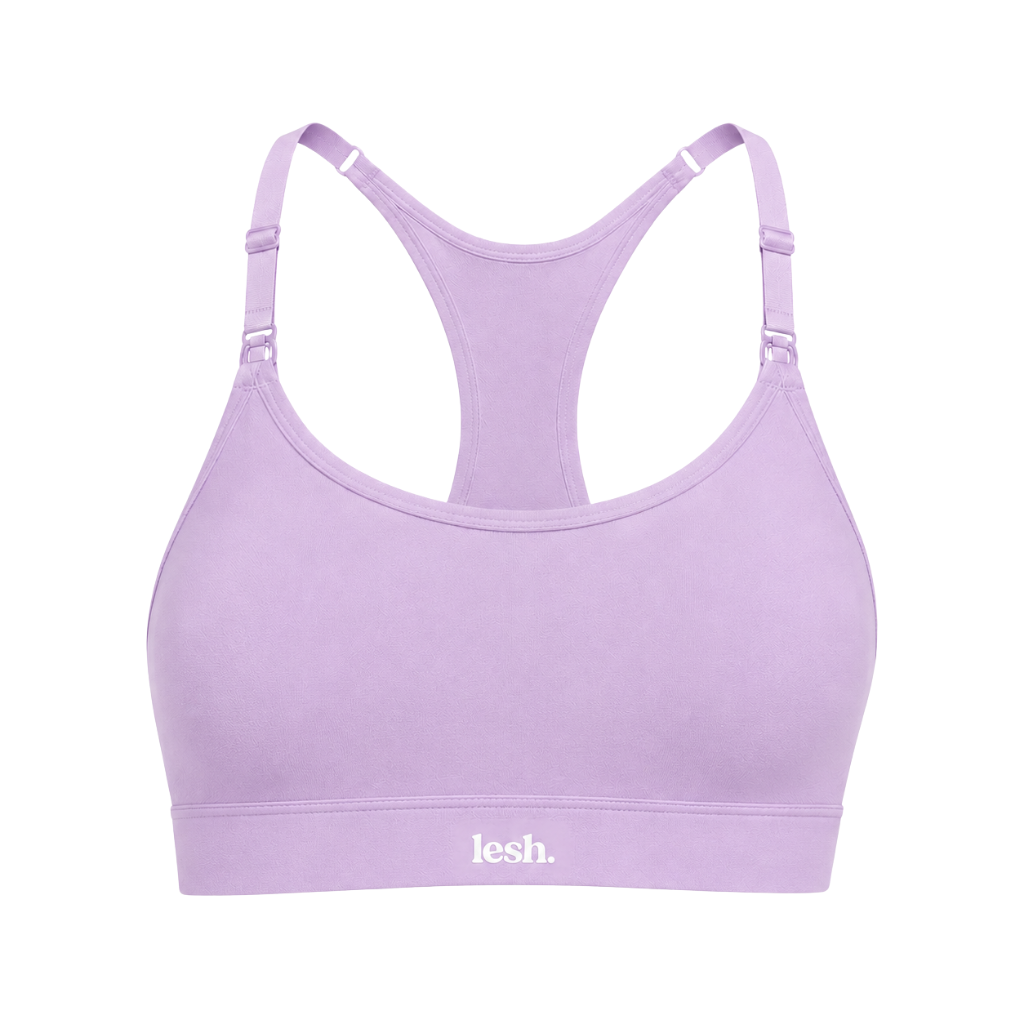 LESH - Freeflo 2.0 Leakproof Nursing Bra - Black / Pink / Beige