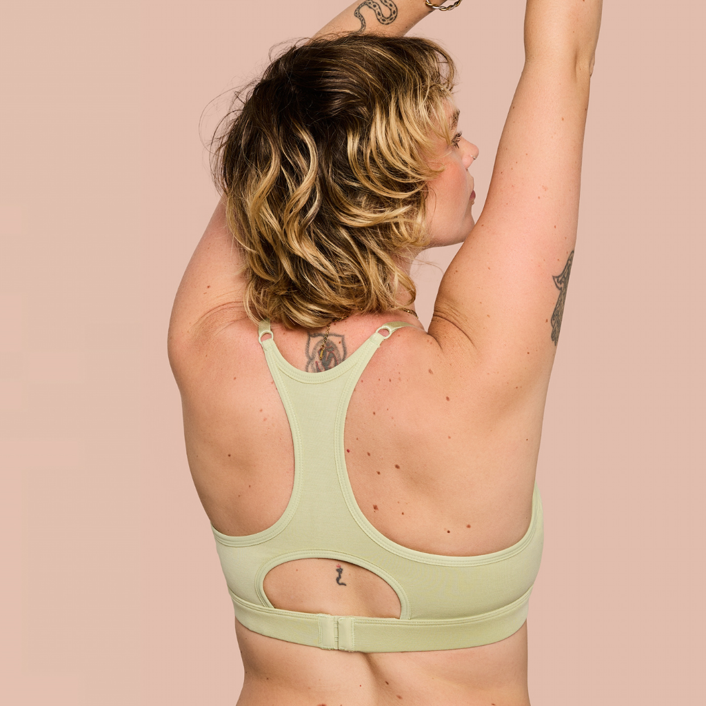 LESH - Freeflo 2.0 Leakproof Nursing Bra - Black / Pink / Beige