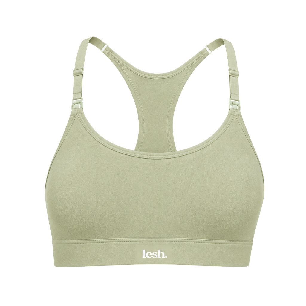 LESH - Freeflo 2.0 Leakproof Nursing Bra - Black / Pink / Beige