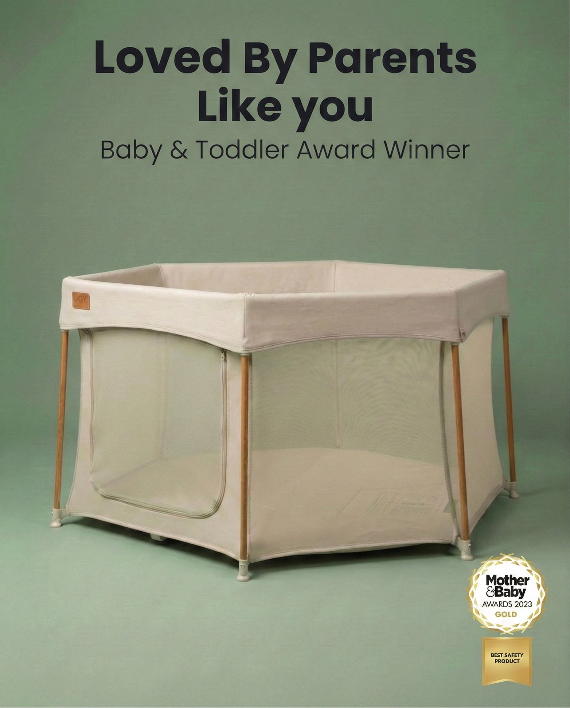 All Stars JOY Baby Playpen - Natural