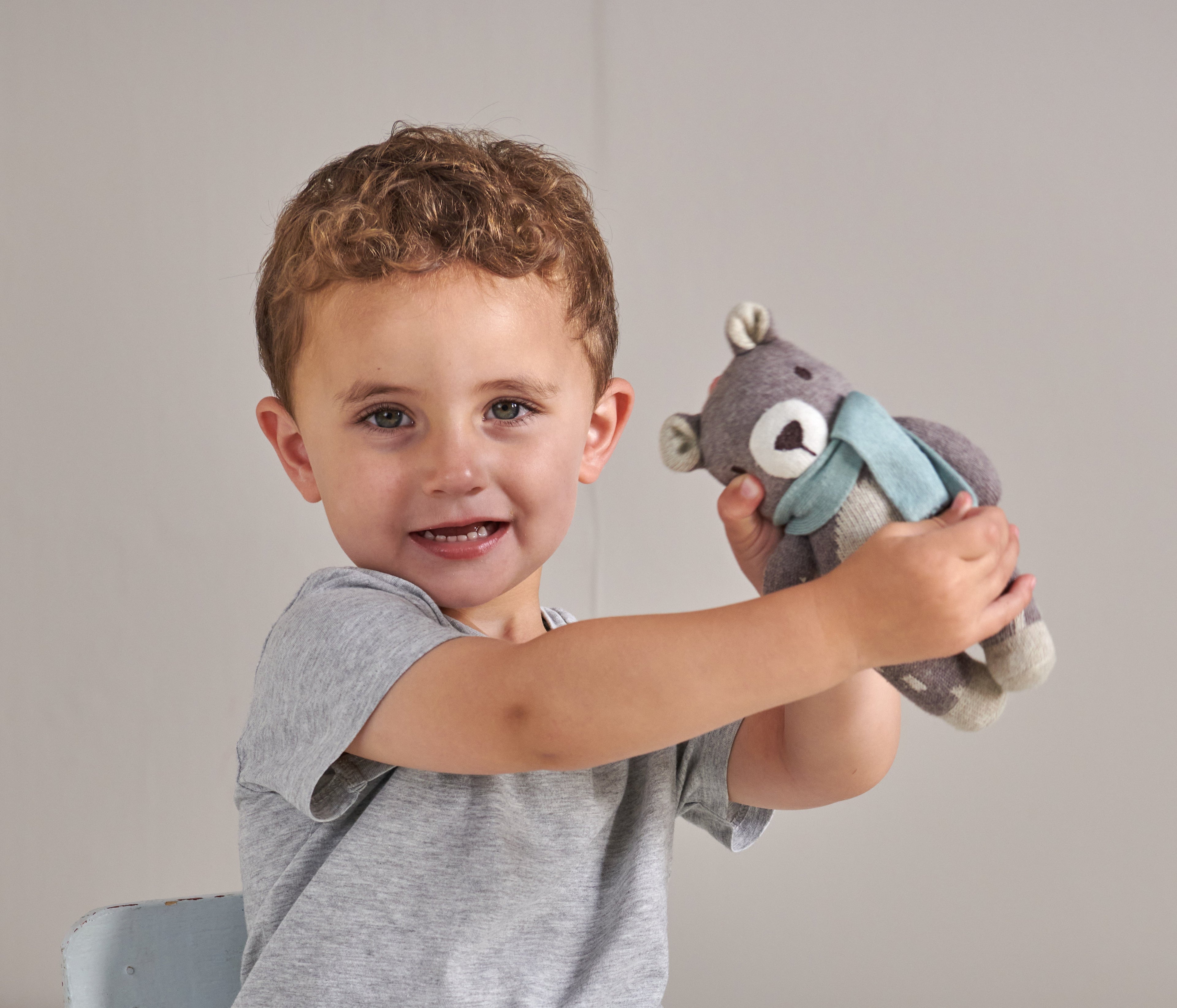 ThreadBear Design Fred The Bear Knitted Toy
