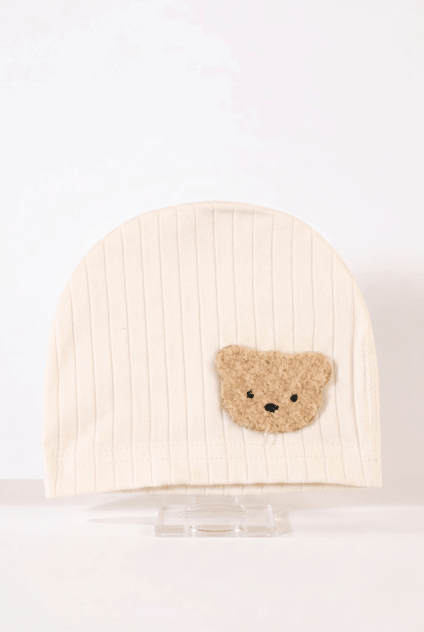 Cozy Crew Club - Boucle Bear Hat Super Soft Ribbed