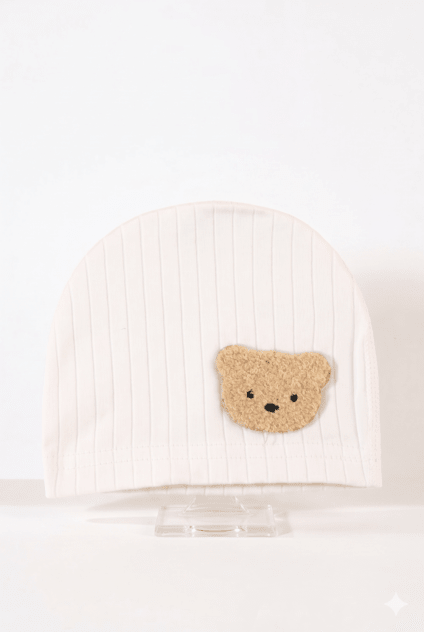 Cozy Crew Club - Boucle Bear Hat Super Soft Ribbed