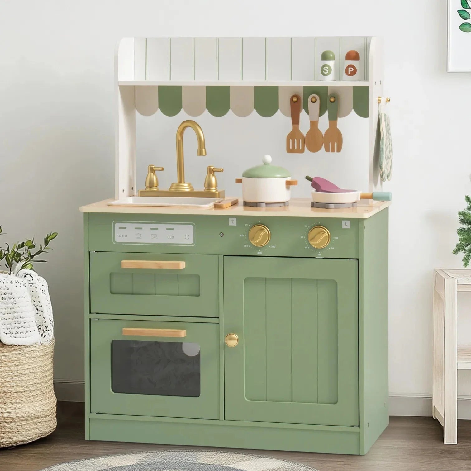 Tiny Chef - Premium Wooden Play Kitchen