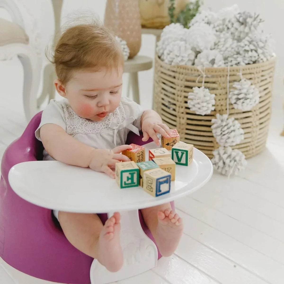 Bumbo Floor Seat Tray - White