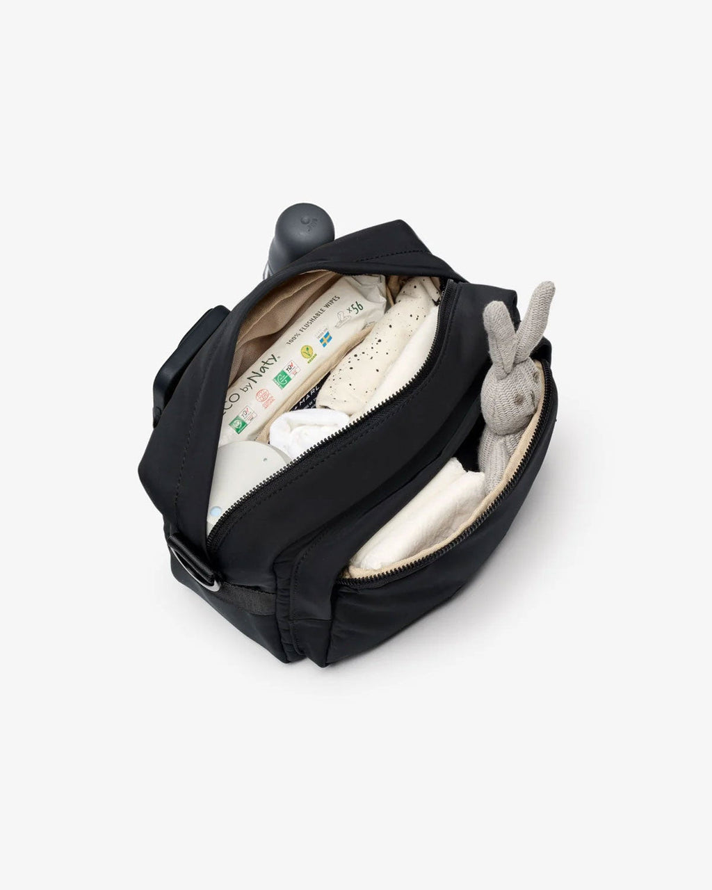 Tiba+Marl Hiro Buggy/Pushchair Organiser / Changing Bag - Black