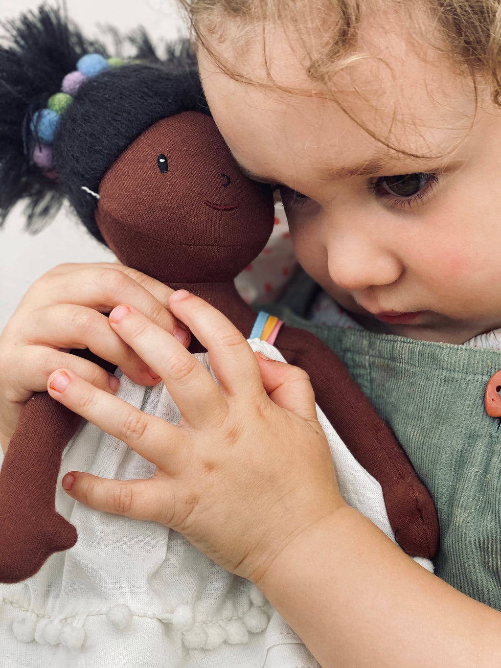 ThreadBear Design Esme Rainbow Rag Doll