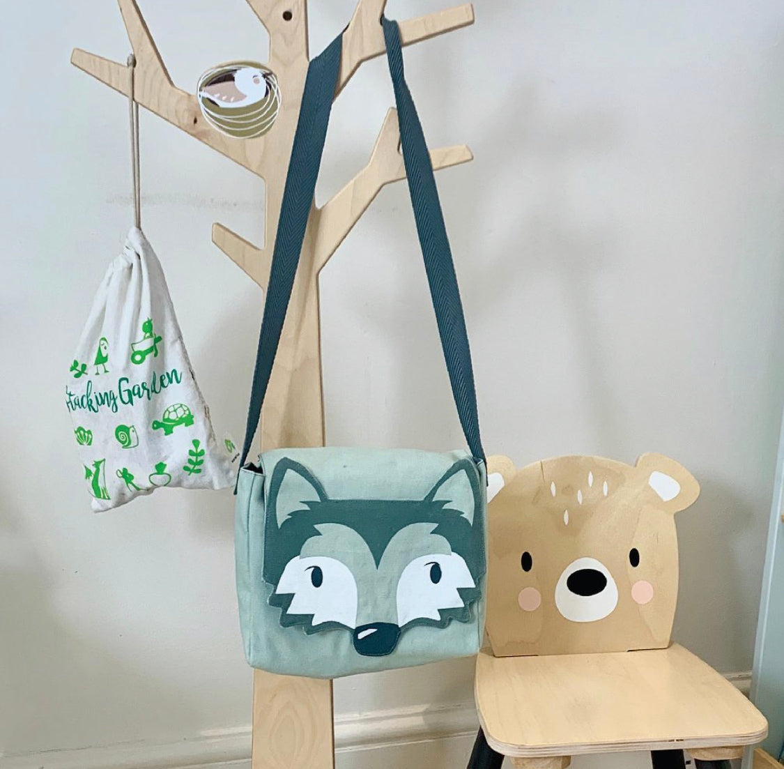 Tender Leaf Toys Wooden Forest Chair - Bear