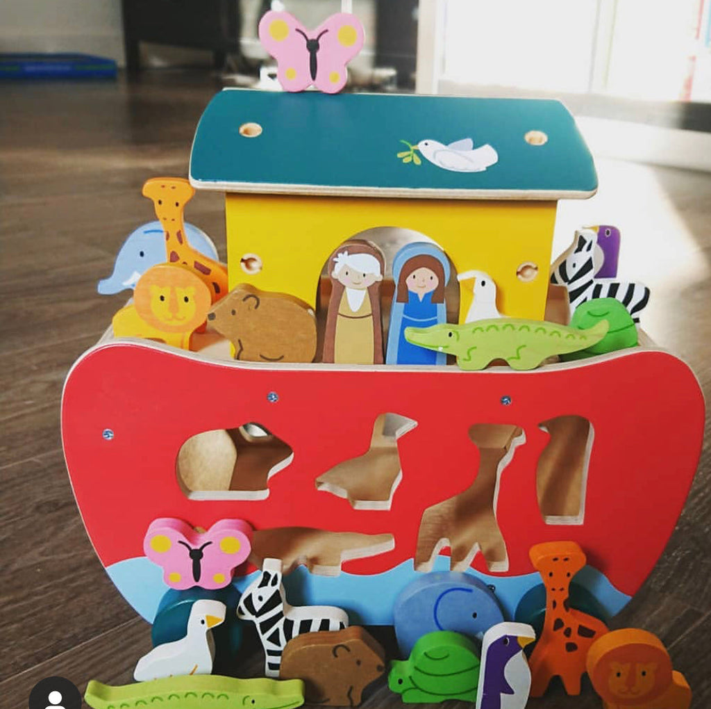 Wooden Noah's Ark Shape Sorter