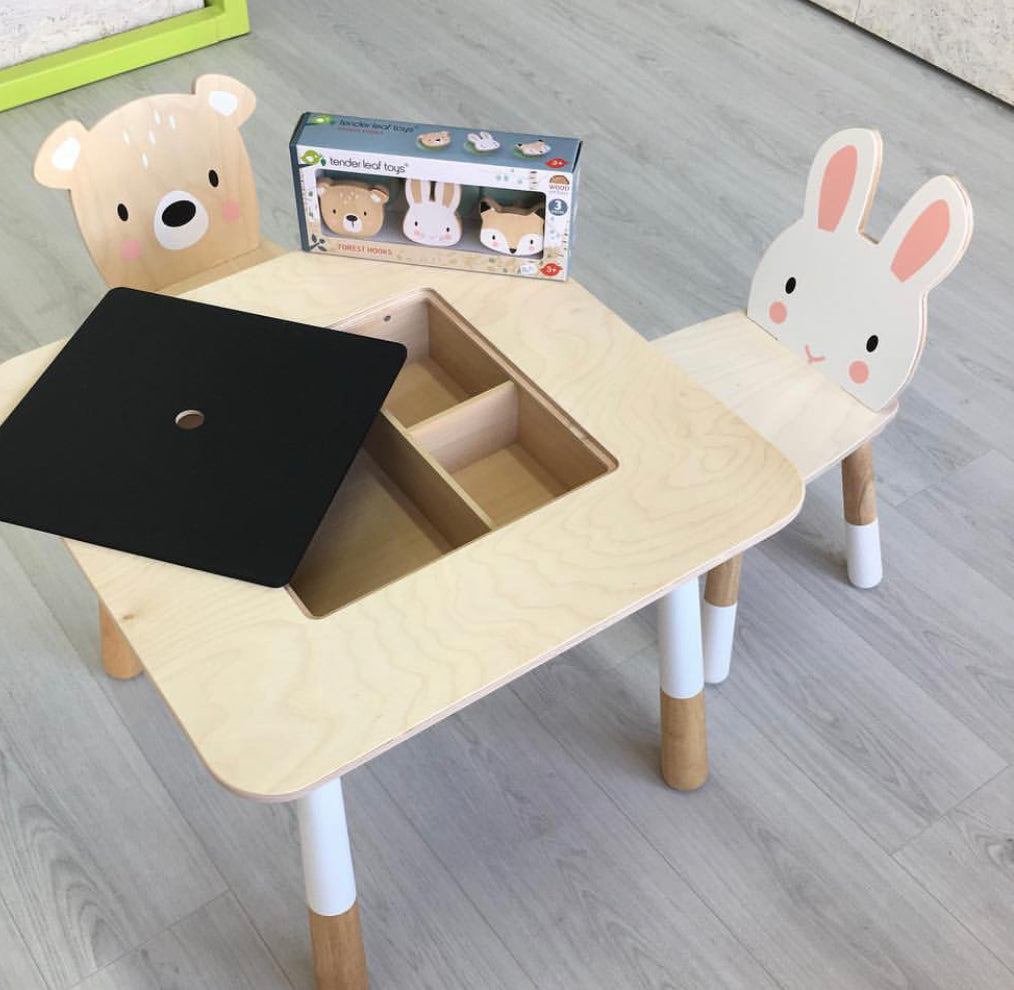 Tender Leaf Toys Wooden Forest Chair - Rabbit
