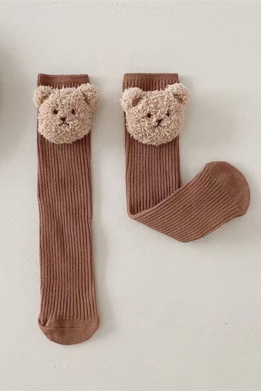 Cozy Crew Club - The Bear Knee Socks - Super Soft