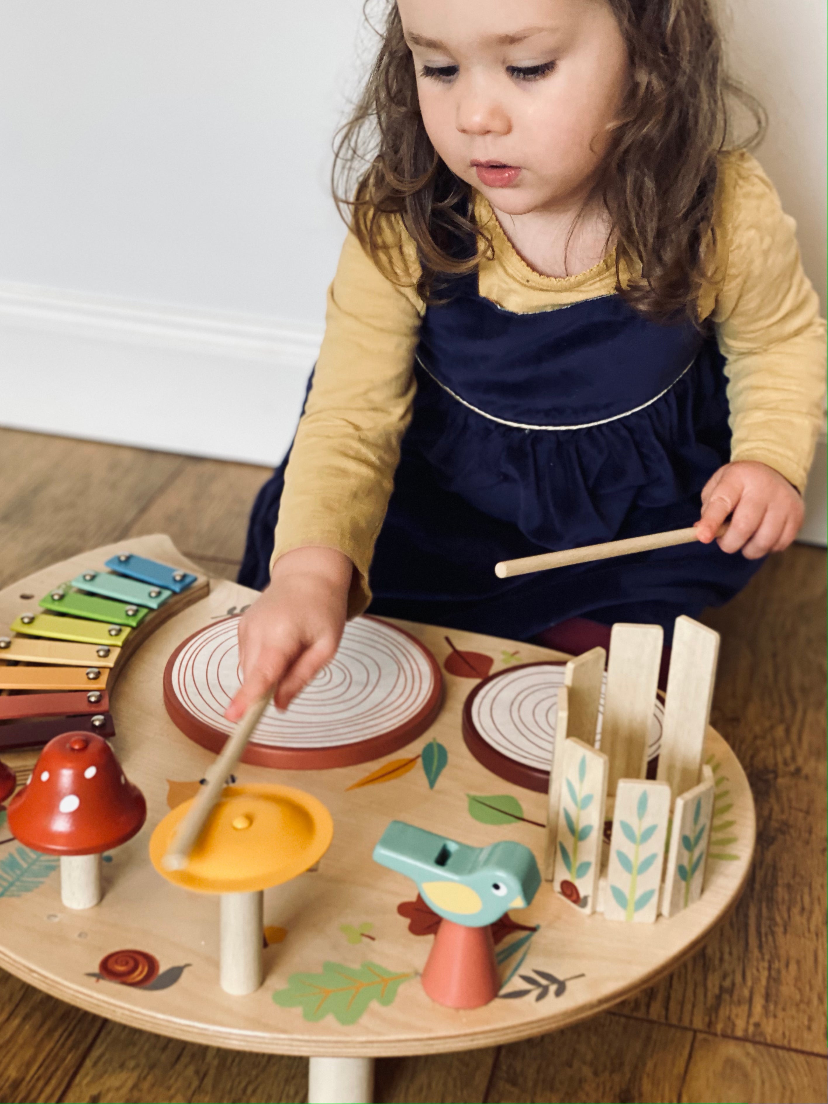 Wooden Music Table Playset