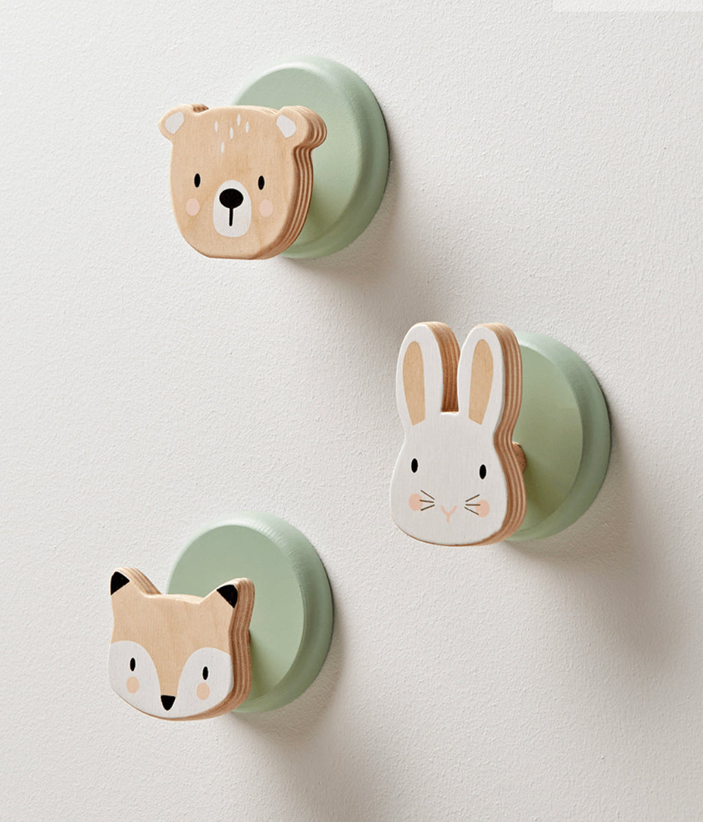 Tender Leaf Toys Set of 3 Forest Hooks