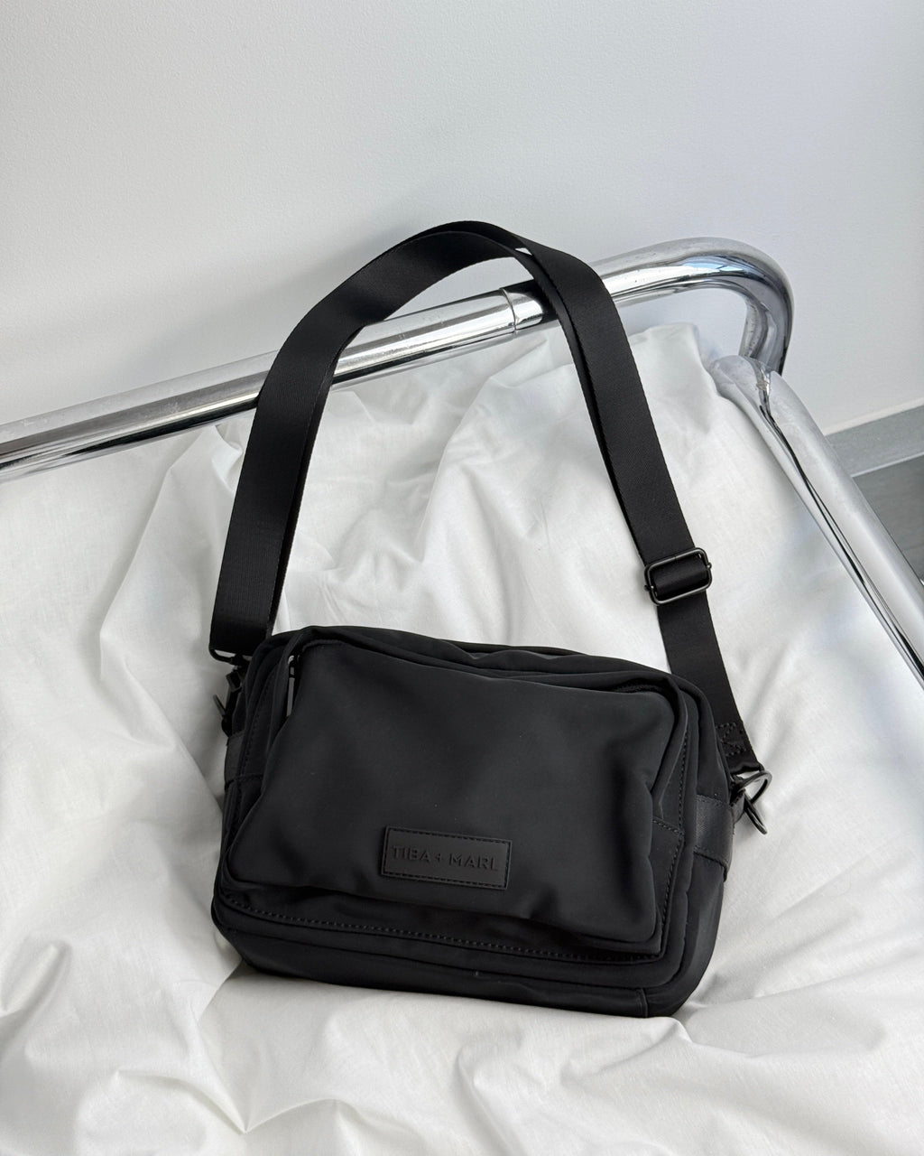 Tiba+Marl Hiro Buggy/Pushchair Organiser / Changing Bag - Black
