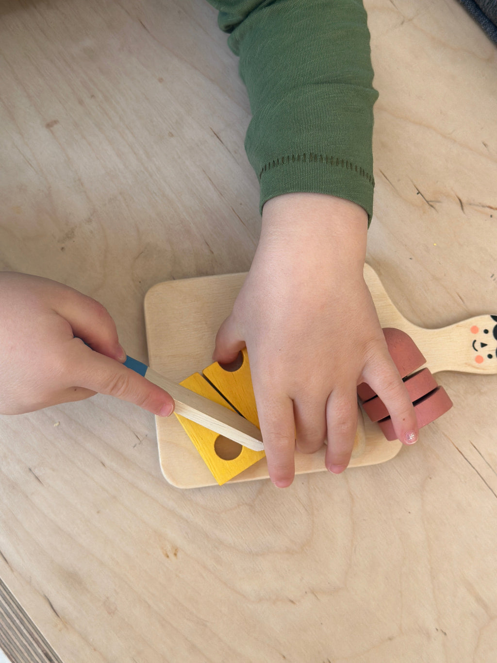 Smiley Wooden Charcuterie Chopping Board