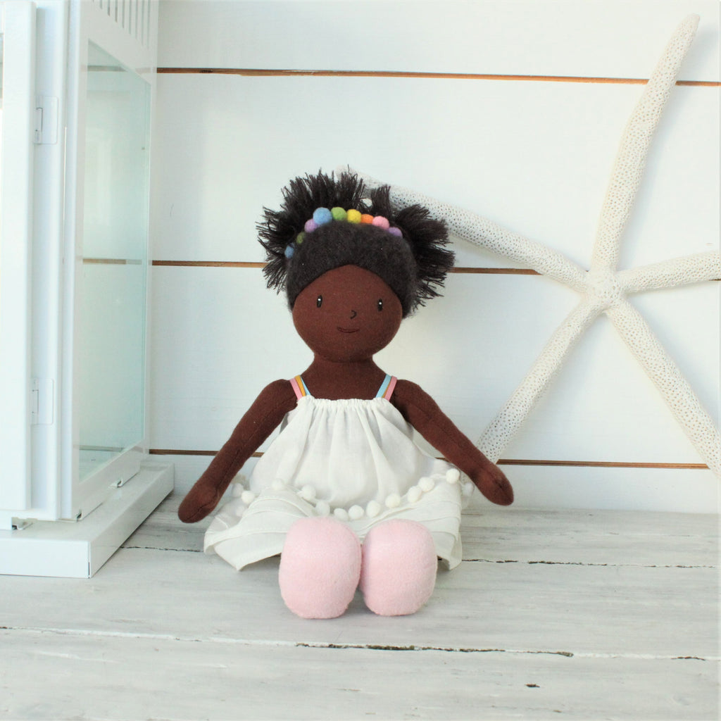 ThreadBear Design Esme Rainbow Rag Doll