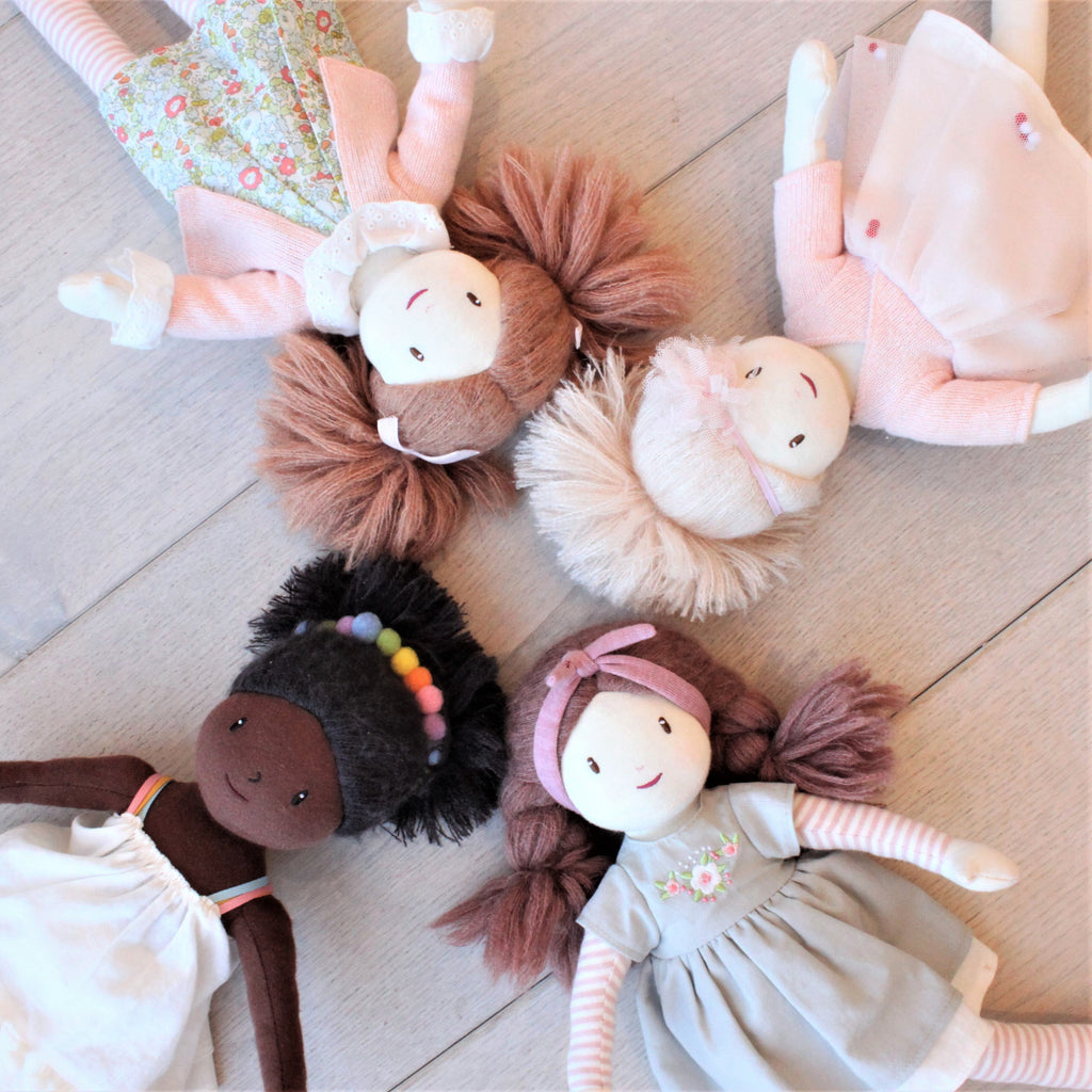 ThreadBear Design Esme Rainbow Rag Doll