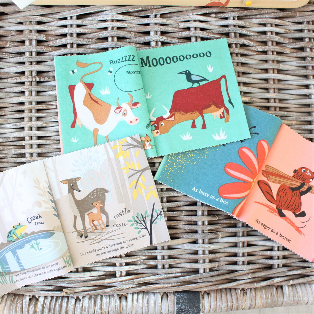 ThreadBear Design The Woodland Hush Rag Book