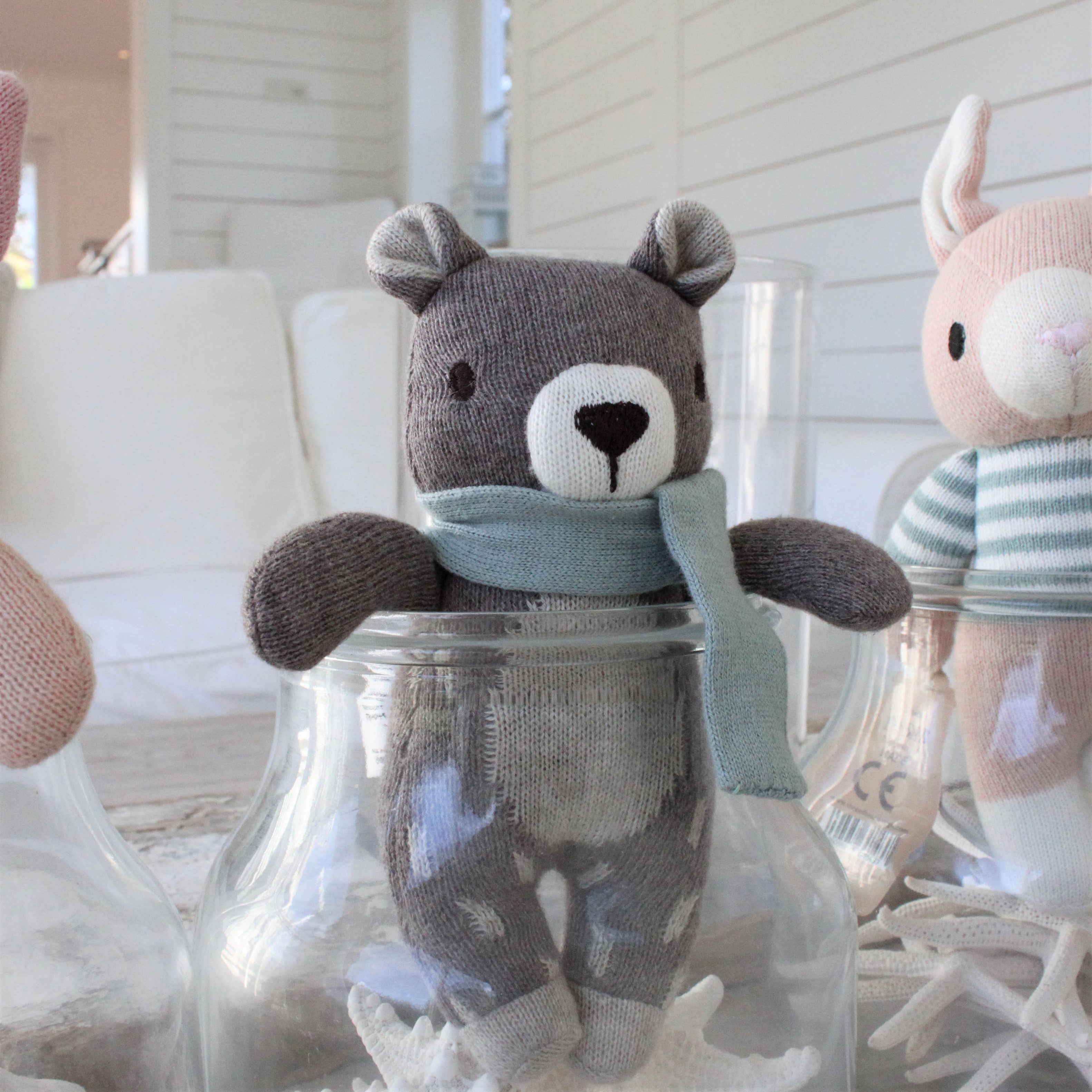 ThreadBear Design Fred The Bear Knitted Toy
