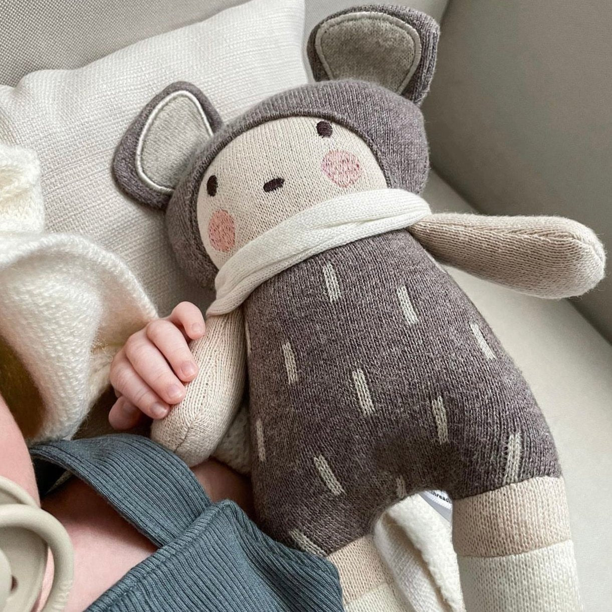 ThreadBear Design Baby Beau Knitted Doll