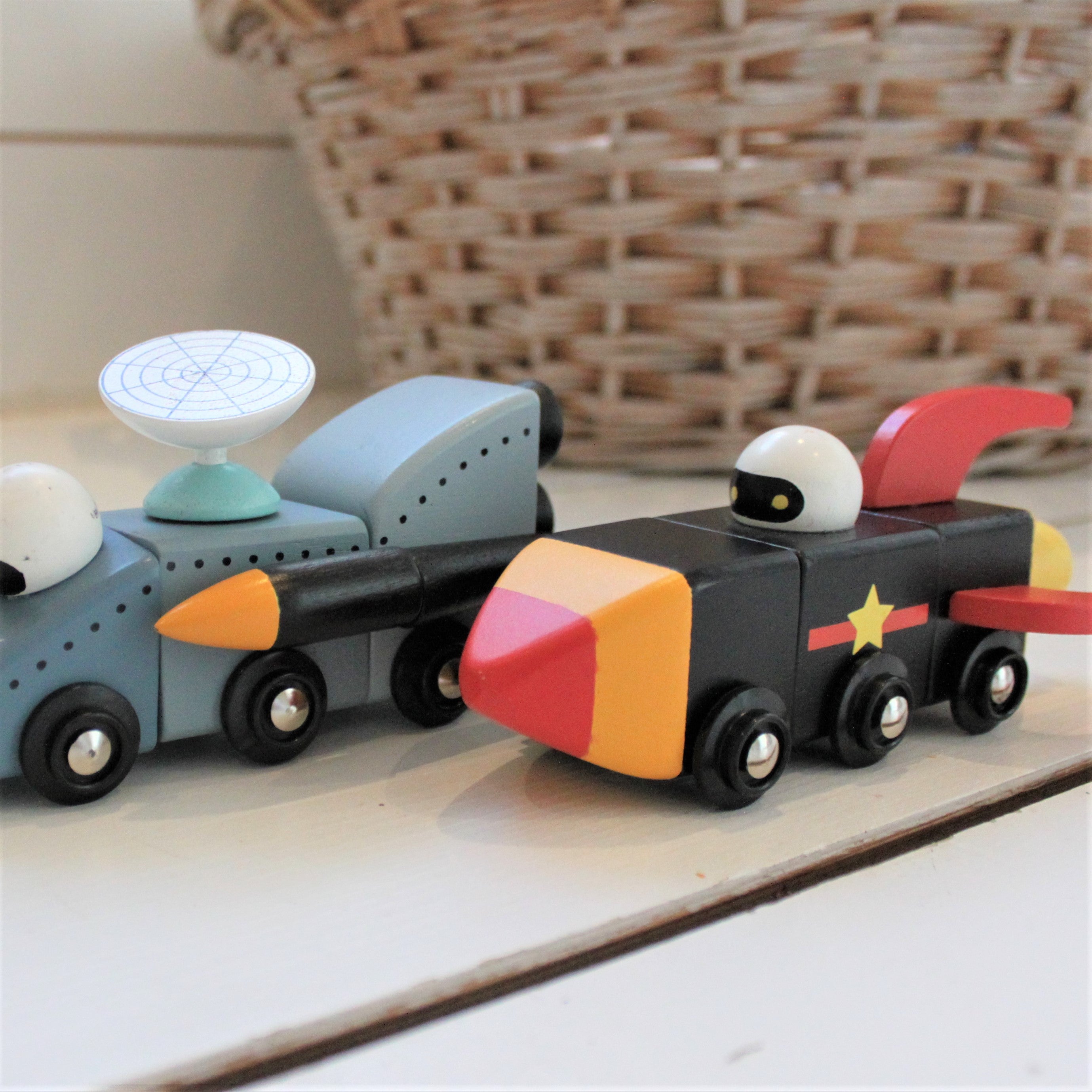 Tender Leaf Toys Space Race Cars Set of 3