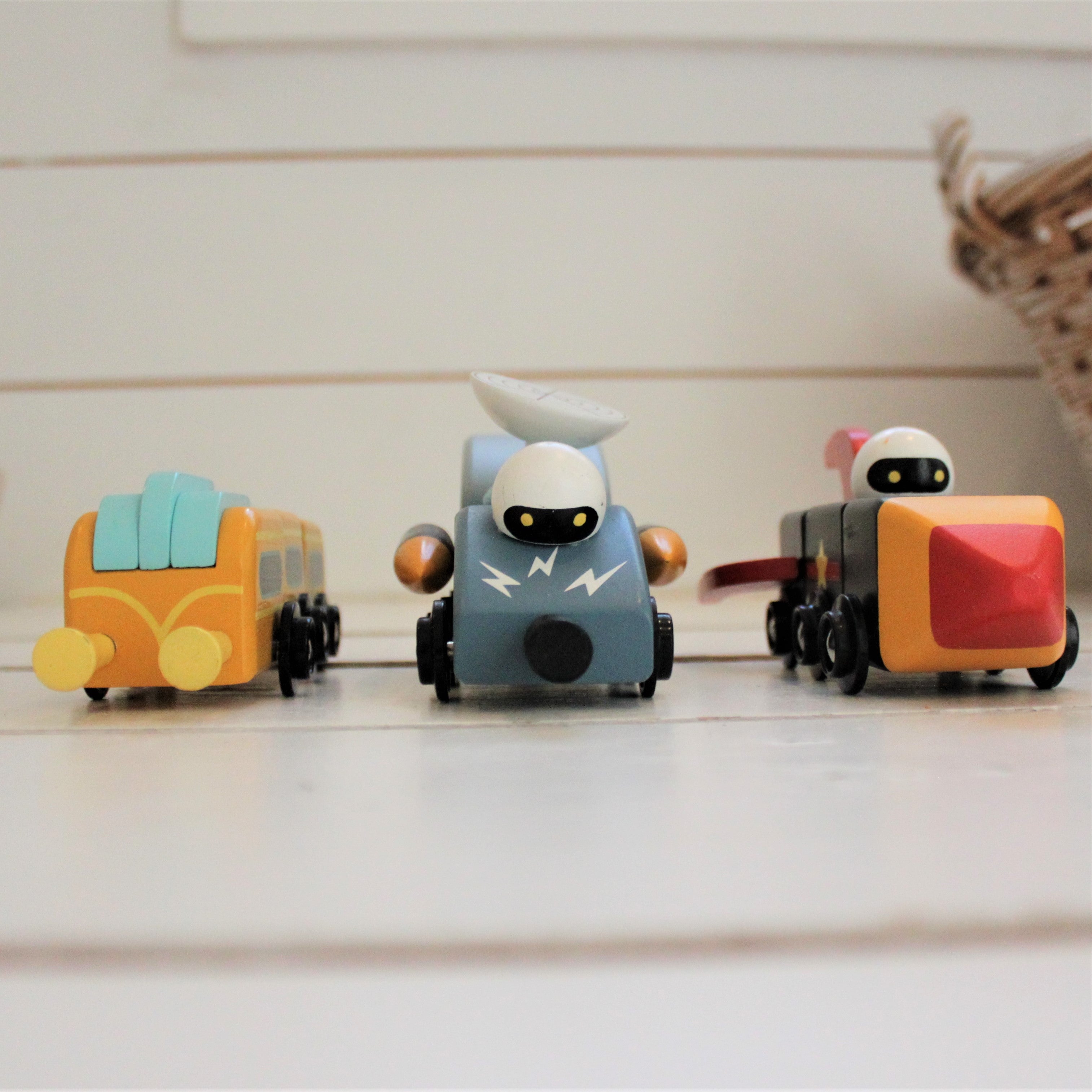 Tender Leaf Toys Space Race Cars Set of 3