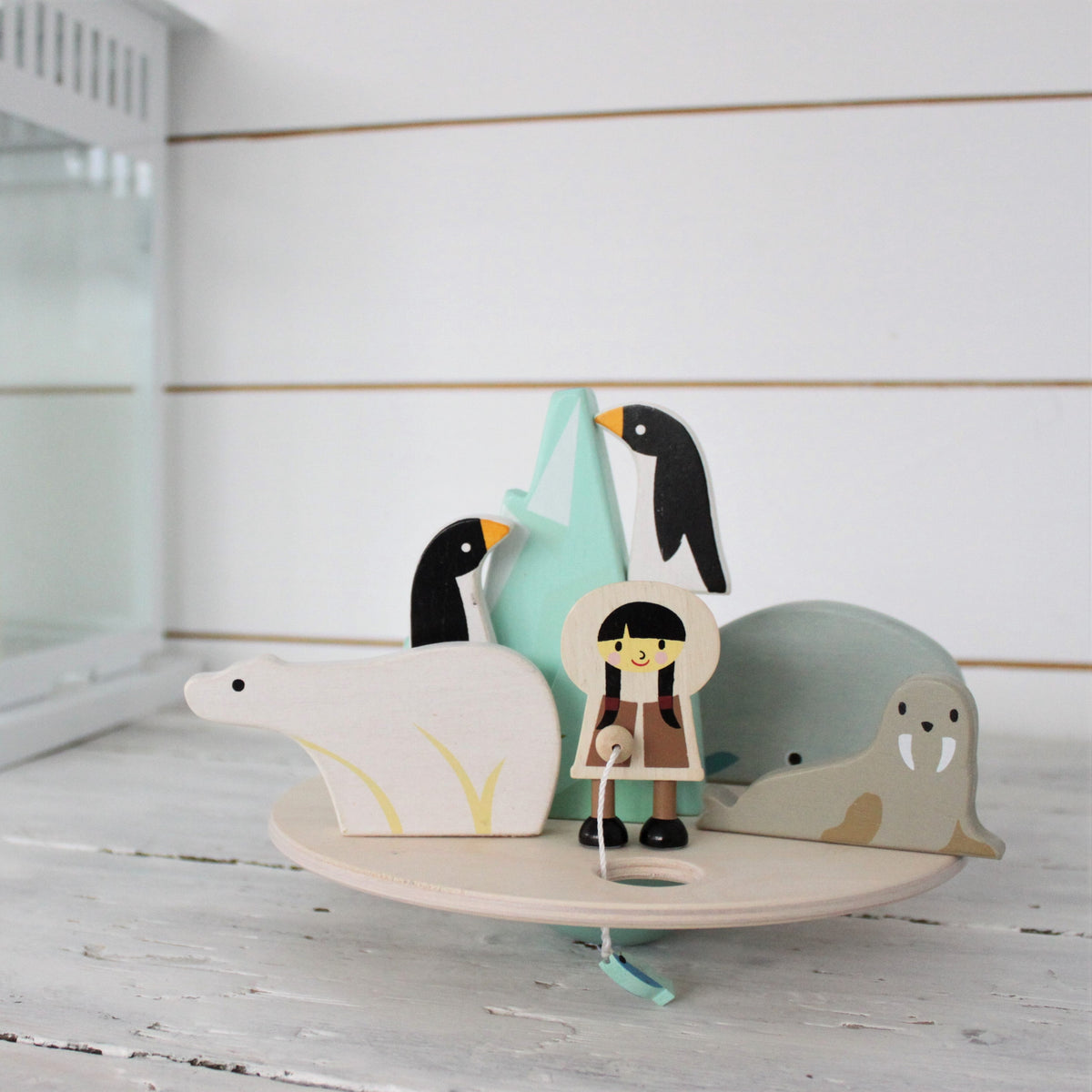 Wooden Balancing Polar Circle Game