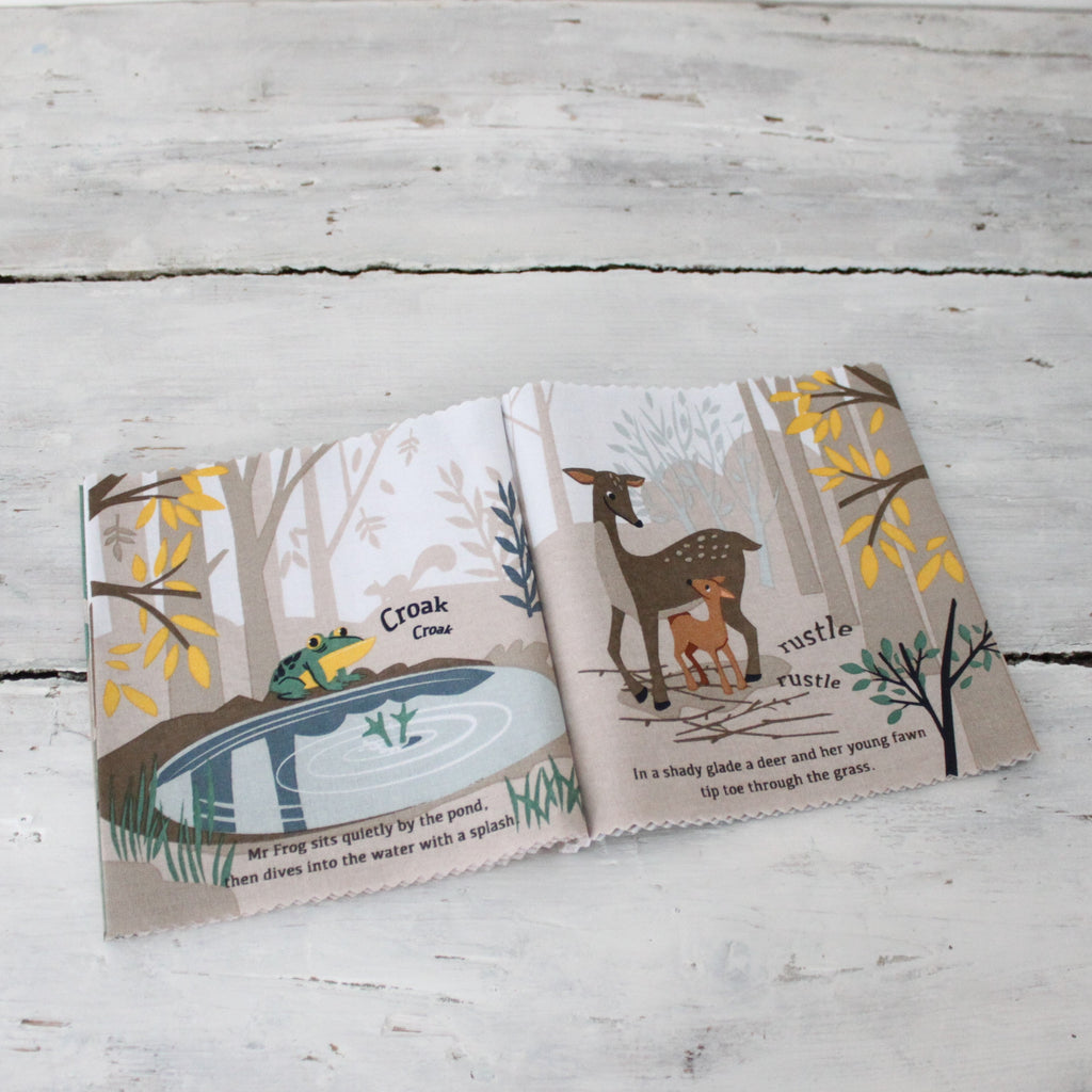 ThreadBear Design The Woodland Hush Rag Book