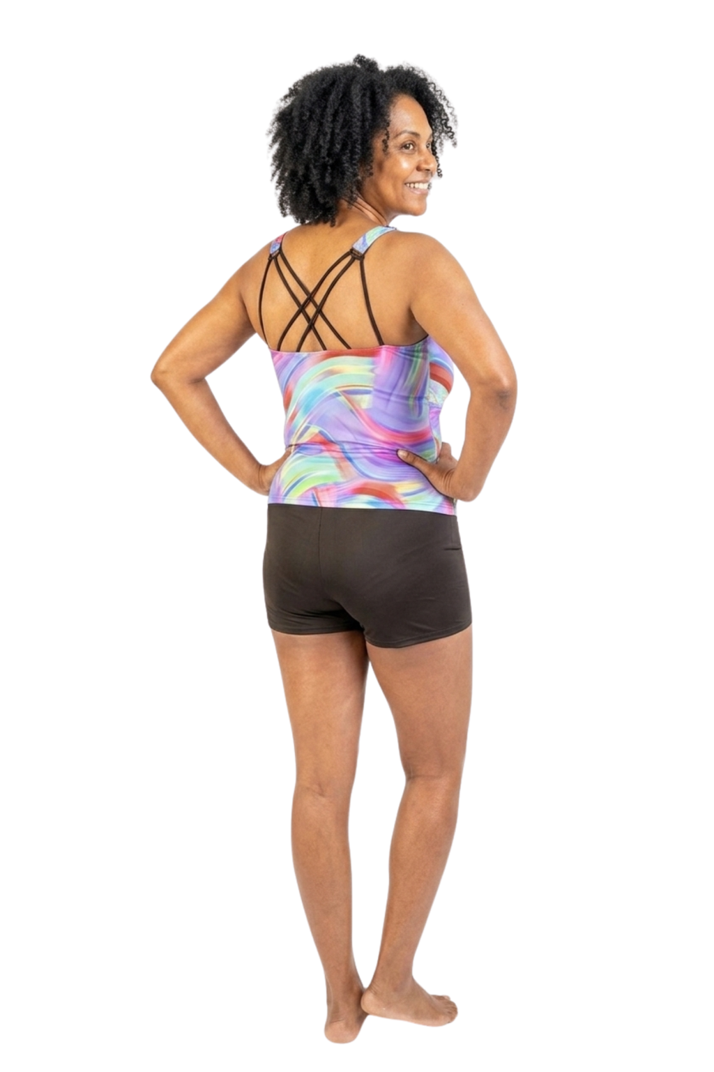 Kes Vir Ladies Incontinence Tankini with Shorts – Indigo Wave