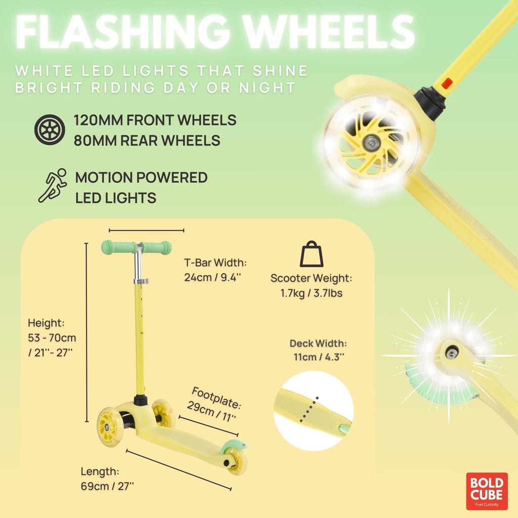 Teeny 3 Wheel Scooter - Lemon Yellow