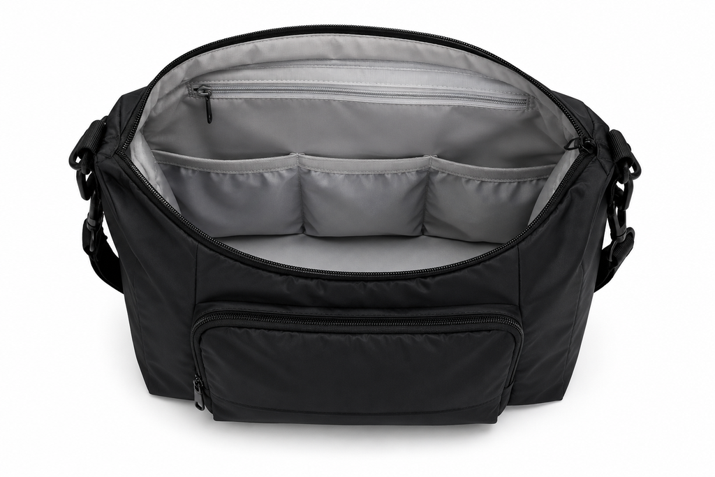 For Your Little One Qubi Mommy Changing Bag - Black