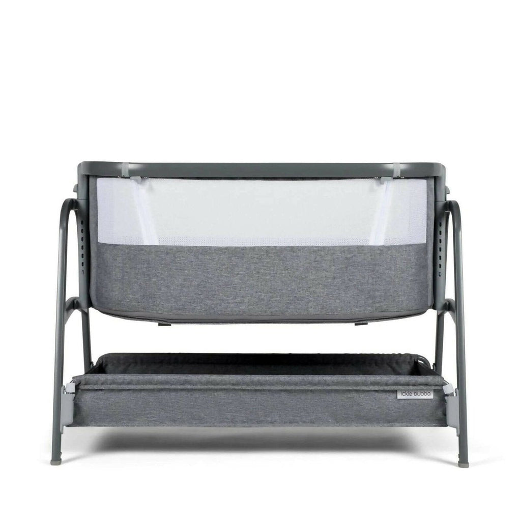 Ickle Bubba Bubba&Me Bedside Crib - Space Grey