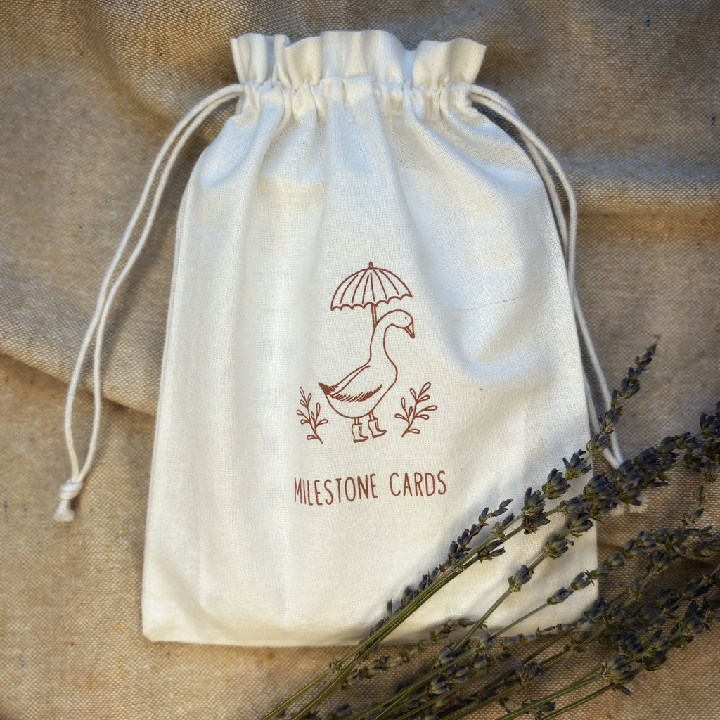 Little Goose Baby Milestone Cards