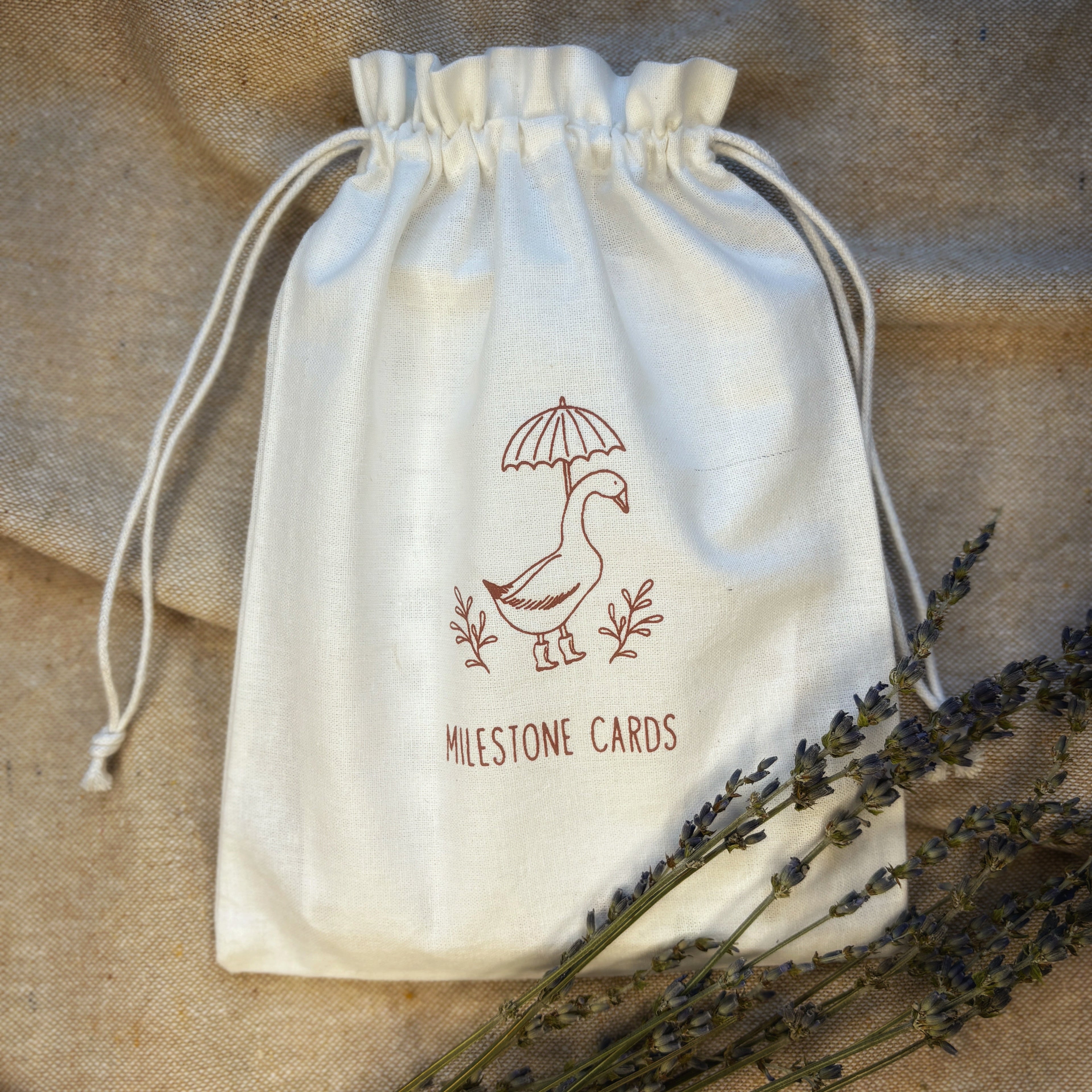 Little Goose Baby Milestone Cards