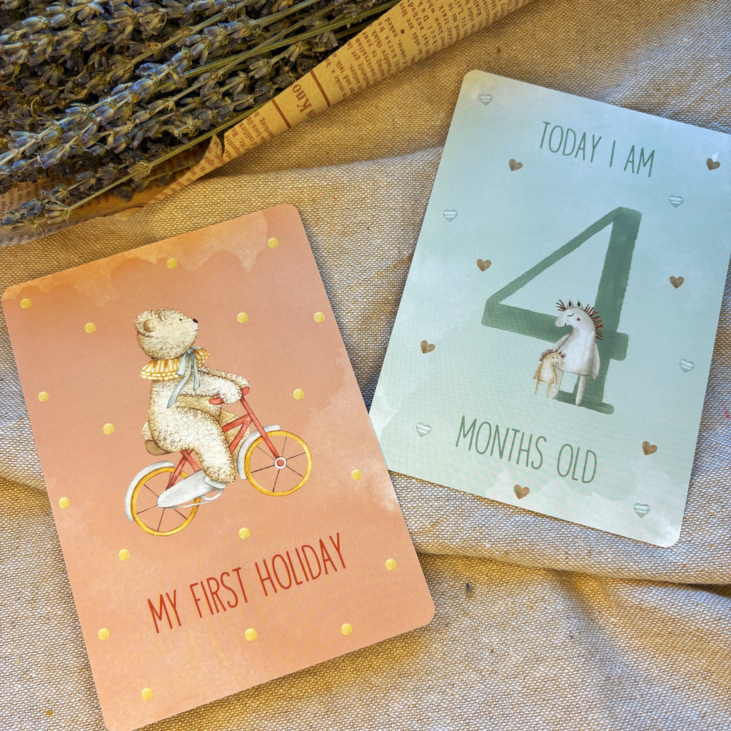 Little Goose Baby Milestone Cards