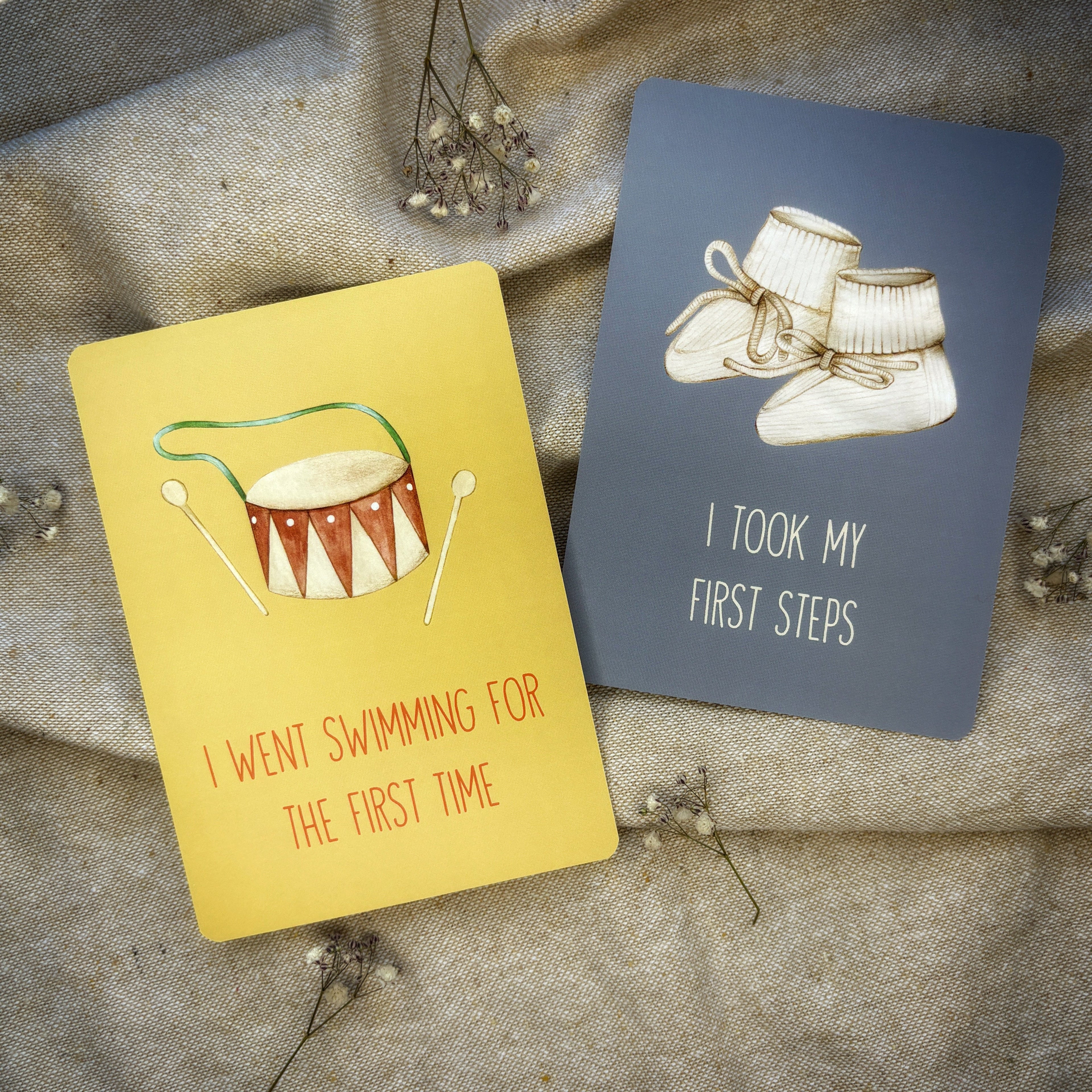 Little Goose Baby Milestone Cards