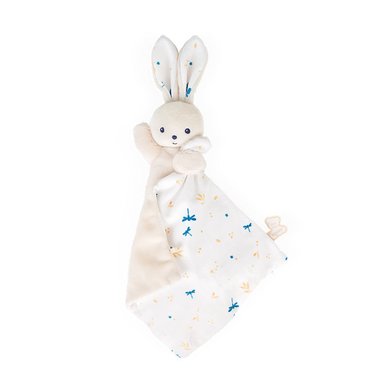 Kaloo Carre Douceur Doudou Rabbit - White Delicate - 17cm