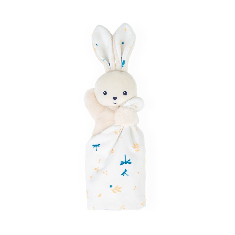 Kaloo Carre Douceur Doudou Rabbit - White Delicate - 17cm